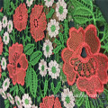 Floral Embroidery Polyester Crochet Fabric for Garment